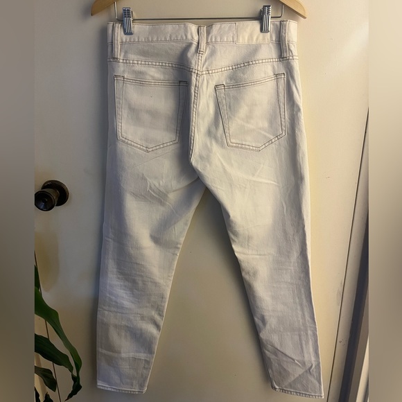 CLUB MONACO White Straight Leg Jeans Women’s Size 30 W / 30 L - Picture 3 of 6